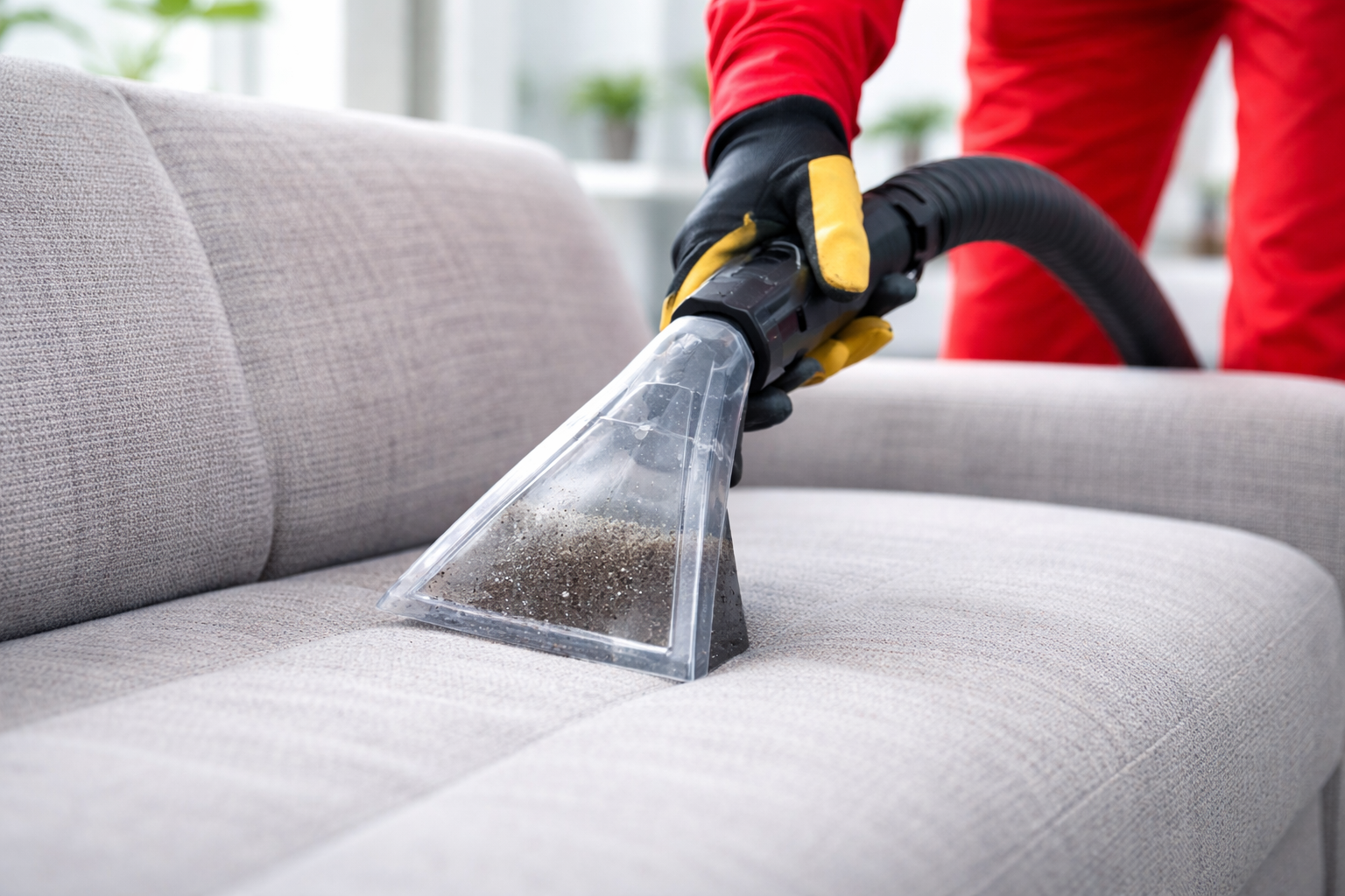 Milbenentfernung von Textilien